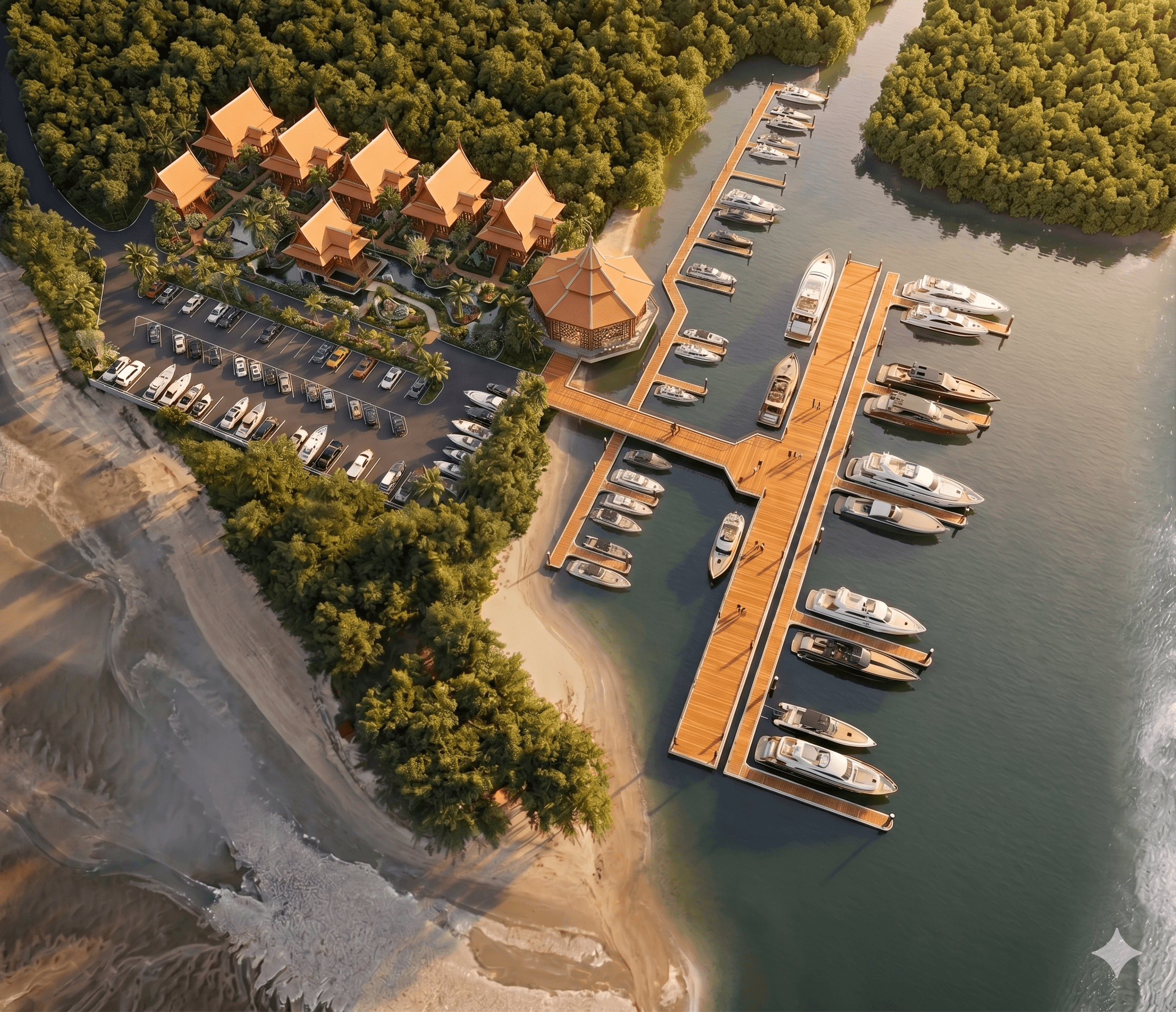 Khlong Son Marina Phase 2 masterplan render